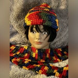 Handmade hat & scalve set by Sassy Dee Creationz collection